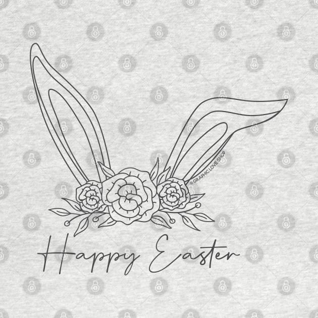 Rabbit Ears flowers © GraphicLoveShop by GraphicLoveShop